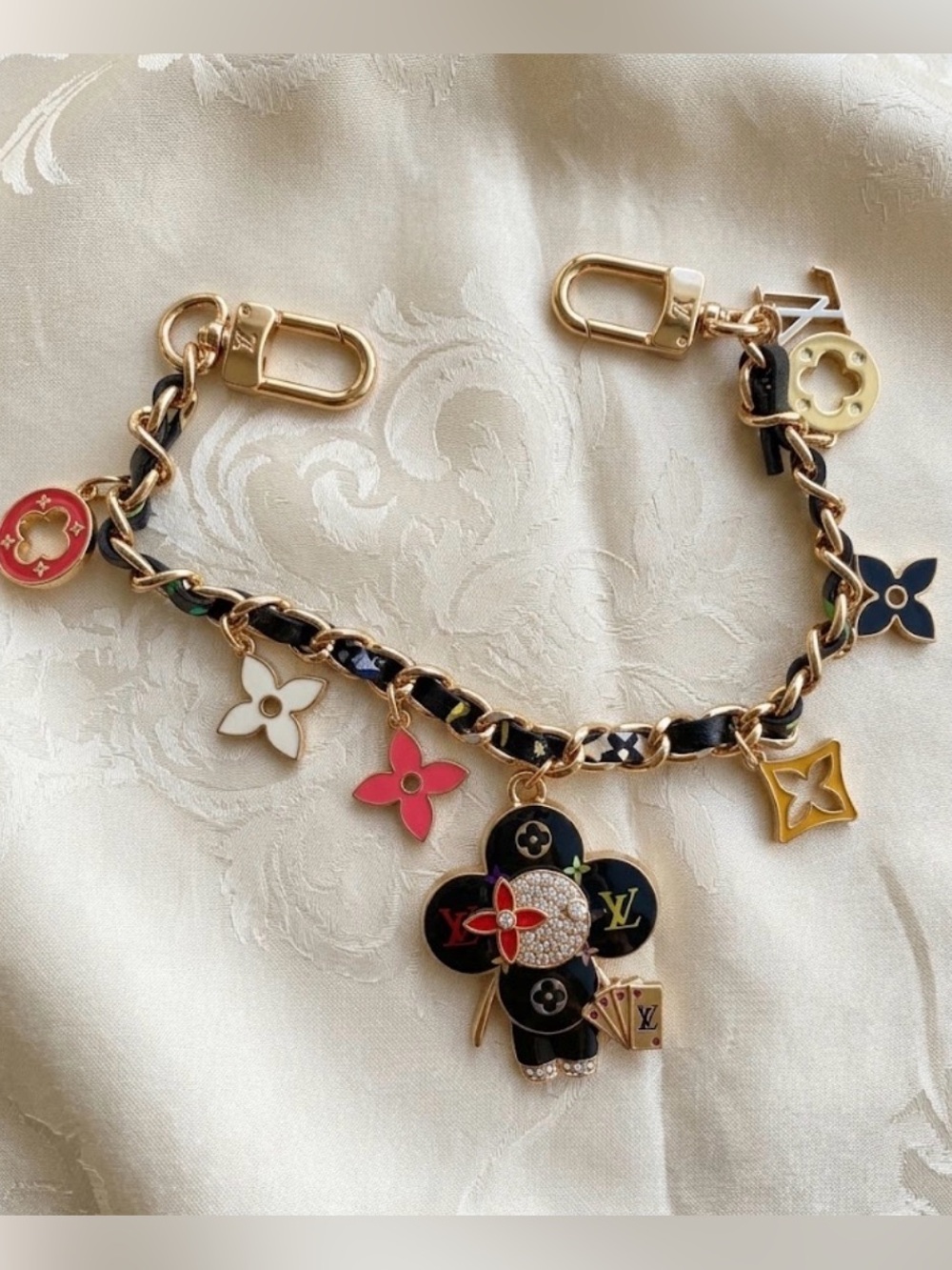 Vivienne Monogram Luxury Bag Charm New no tag no box AMAZING